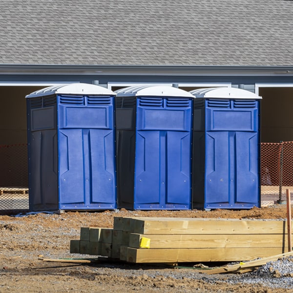 how do you ensure the porta potties are secure and safe from vandalism during an event in Falling Waters